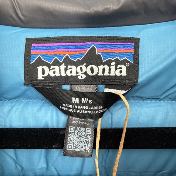 Patagonia Men's Size Medium Gray Down Sweater Insulated Puffer Jacket #84675 NWT - Picture 6 of 9